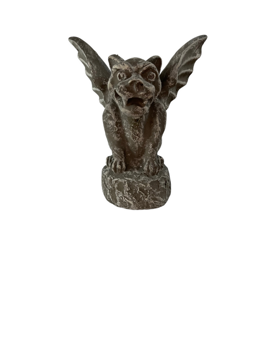 Winged Concrete Gargoyle - Small